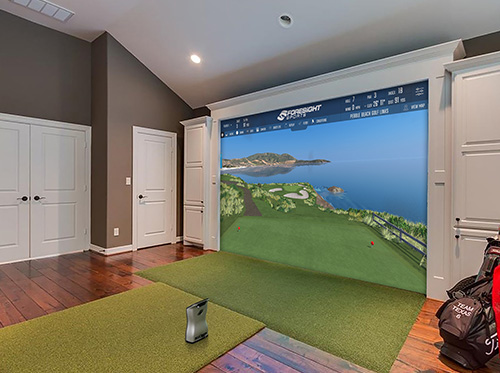 Golf Simulator indoor case